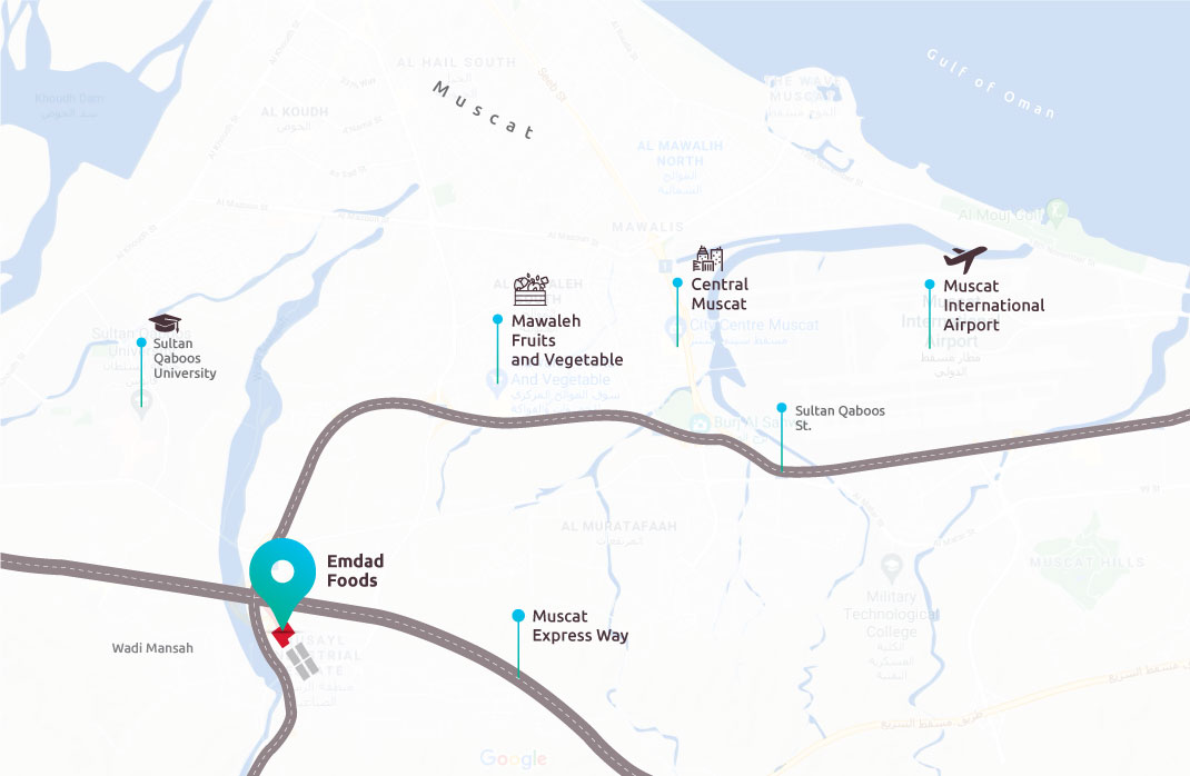 3pl in oman log Map